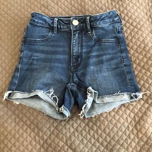 High waisted shorts